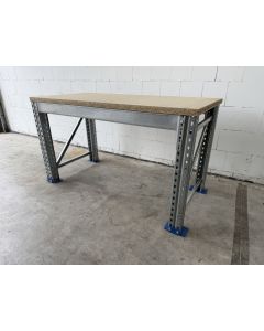 Werkbank Arbeitstisch Dexion Speedlock P90 gebraucht / Werkbankbreite: 1.665 mm / Höhe: 938 mm / Werkbanktiefe: 820 mm