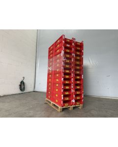 Sichtlagerkiste Stapelkasten Kunststoffkiste Kiste, gebraucht | Bito | Außenmaß: 600 x 400 x 170 mm | Farbe: rot