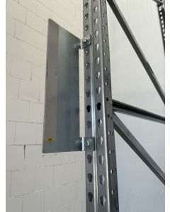 Regalschild Schild für Palettenregale, gebraucht | Gesamthöhe: 390 mm | Gesamtbreite: 140 mm | Gesamttiefe: 50 mm | sendzimir verzinkt
