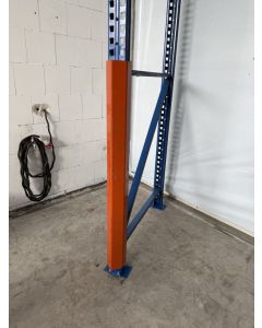 Ständerschutz Pfostenschutz Rammschutz, gebraucht | Meta (Thyssen) | passend für Rahmenprofil: 100 mm | Gesamthöhe: 1.255 mm | Innenbreite: ca. 101 mm | orange