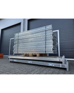 Palettenregalanlage Palettenregal, gebraucht | Dexion Speedlock P90 | Regalständer: 2.000 x 1.100 mm | lichte Weite: 2.700 mm | sendzimir verzinkt | Regallänge: 25,20 lfm.