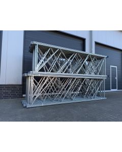 Palettenregalständer Regalständer Palettenregal, gebraucht | SSI Schäfer PR600 | Ständertyp: P73 | Ständerhöhe: 3.800 mm | Ständertiefe: 1.100 mm | sendzimir verzinkt