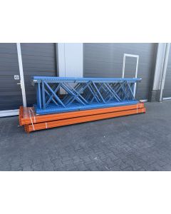 Palettenregalanlage Palettenregal, gebraucht | Stow Pal Rack NS | Regalständer: 3.300 x 800 mm | blau | lichte Weite: 3.900 mm | Regallänge: 35,95 lfm.
