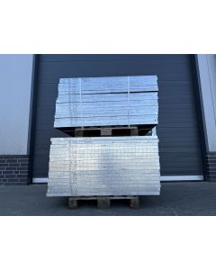  Gitterrost Regalrost Schweißrost, gebraucht | Gesamttiefe: 1.290 mm | Gesamtbreite: 1.285 mm | Maschenweite: 44 x 11 mm | Bezeichnung: GR-127