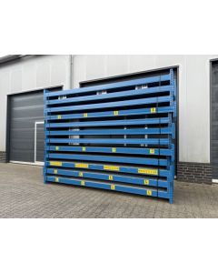 Palettenregaltraverse Traverse Palettenregal, gebraucht | Nedcon NS | lichte Weite: 3.700 mm | K: 130 x 50 mm | blau | 7 HK 