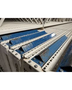 Ständerschutz Pfostenschutz Rammschutz, gebraucht | Nedcon NS | passend für Rahmenprofil: 100 mm | Gesamthöhe: 900 mm | Innenbreite: ca. 102 mm | blau