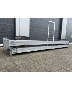 Palettenregaltraverse Traverse Palettenregal, gebraucht | META Thyssen | Traversentyp: HN 140|15 | lichte Weite: 3.600 mm | K: 140 x 50 mm | silbergrau | 4 HK
