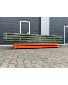 Palettenregalanlage Palettenregal, gebraucht | Vogelsang NS | Regalständer: 3.600 x 1.100 mm | Lichte Weite: 2.700 mm | Regallänge: 19,46 lfm.