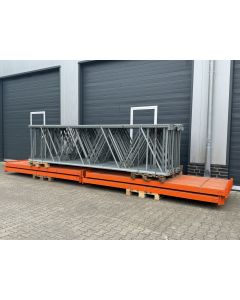 Palettenregalanlage Palettenregal, gebraucht | META Rack | Regalständer: 4.500 x 1.100 mm | Lichte Weite: 3.310 mm | Regallänge: 20,49 lfm.