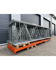 Palettenregalanlage Palettenregal, gebraucht | META Rack| Regalständer: 4.500 x 1.100 mm | Lichte Weite: 2.210 mm | Regallänge: 13,89 lfm.