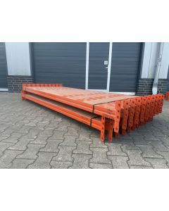 Palettenregaltraverse Traverse Palettenregal, gebraucht | META Thyssen | Traversentyp: HN 85|20|  lichte Weite: 2.700 mm | K: 85 x 50 mm | orange | 4 HK