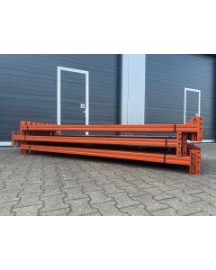 Palettenregaltraverse Traverse Palettenregal, gebraucht | META Thyssen | Traversentyp: HN 85|15 |  lichte Weite: 2.700 mm | K: 85 x 50 mm | orange | 4 HK