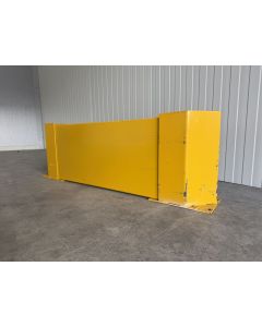 Anfahrschutzleitplanke Anfahrschutz Palettenregal, gebraucht | Einzelregalzeile | lichte Weite: 1.550 mm | Gesamth&ouml;he: 400 mm