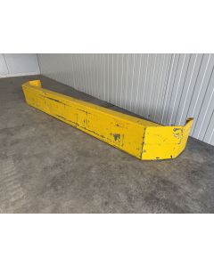 Anfahrschutzleitplanke Anfahrschutz Palettenregal, gebraucht | Doppelregalreihe | Gesamtl&auml;nge: 2.560 mm | Gesamth&ouml;he: 310 mm | Gesamttiefe: 390 mm | 