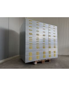 Fachboden f&uuml;r Fachbodenregale, gebraucht | SSI Sch&auml;fer R 3000 | f. St&auml;ndertiefe: 600 mm | Gesamtbreite: 1.600 mm | Gesamth&ouml;he: 30 mm | sendzimir verzinkt