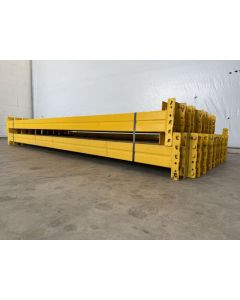 Palettenregaltraverse Traverse Palettenregal, gebraucht | META Thyssen | Traversentyp: HN 120|20 | lichte Weite: 2.700 mm | K: 120 x 50 mm | gelb | 3 HK