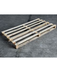 Einwegpalette Holzpalette Industriepalette, gebraucht | 1.900 x 1.000 x 136 mm | Holz | 6 Deckbretter