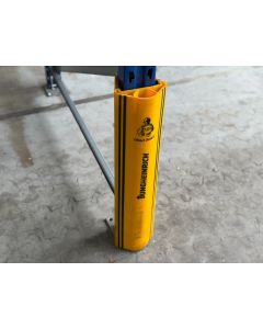 St&auml;nderschutz Pfostenschutz Rammschutz, gebraucht | A-Safe | passend f&uuml;r Rahmenprofil: 102 mm | Gesamth&ouml;he: 600 mm | gelb