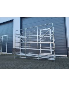 Durchlaufregal | 2.500 x 610 x 1.915 mm (L x T x H) | Kolli-Durchlaufregal | Stückgut-Durchlaufregal