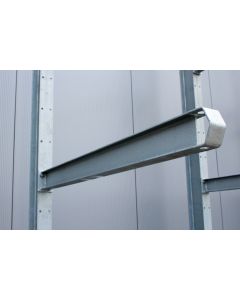 Kragarm IPE 100 feuerverzinkt 1200 mm lang + 50 mm Abweiser