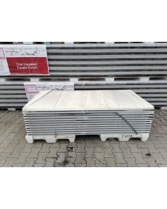 Sandwichplatten 40 mm Wand II. Wahl weiß Paket 1002B