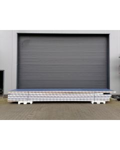 Sandwichplatten 100 mm Wand II. Wahl blau Paket 1043B