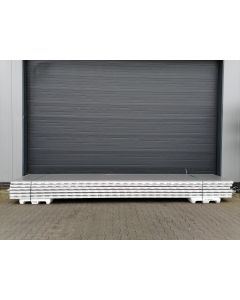 Sandwichplatten 80 mm Wand II. Wahl RAL 9007 Paket 1045B