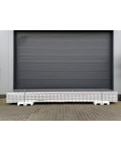 Sandwichplatten 80 mm Wand II. Wahl RAL 9007 Paket 1048B