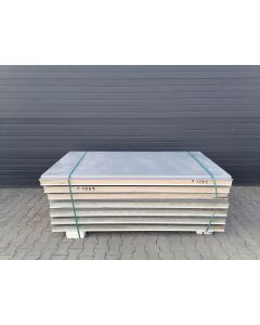 Sandwichplatten 100 mm Wand II. Wahl RAL 9006 Paket 1091B