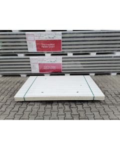 Sandwichplatten 60 mm Wand II. Wahl wei&szlig; Paket 1173B