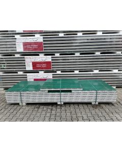 Sandwichplatten 60 mm Wand II. Wahl Moosgr&uuml;n Paket 1177B