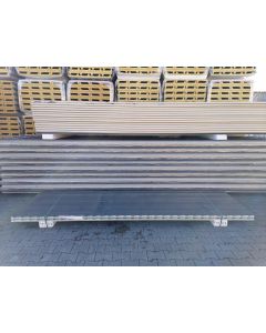 Sandwichplatten 40 mm Wand II. Wahl RAL 7016 Paket 1187B