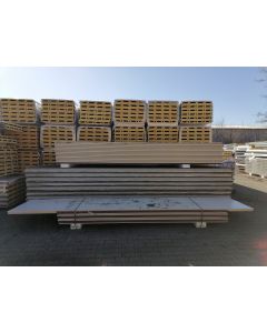 Sandwichplatten 30 mm Dach II. Wahl RAL 8012 Paket 1192B