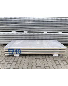 Sandwichplatten 80 mm Wand II. Wahl RAL 9006 Paket 710BN
