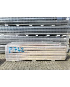 Sandwichplatten 100 mm Wand II. Wahl RAL 7016 Paket 742B
