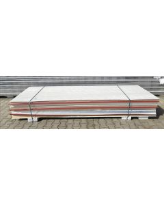 Sandwichplatten 40 mm Dach II. Wahl RAL 8012 Paket 743B