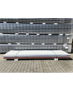 Sandwichplatten 40 mm Dach II. Wahl RAL 8012 Paket 747B