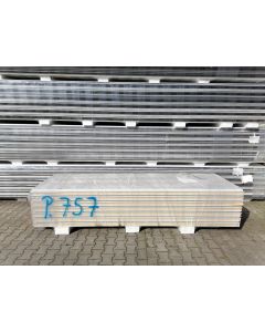Sandwichplatten 80 mm Wand II. Wahl RAL 9002 Paket 757B