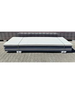 Sandwichplatten 40 mm Wand II. Wahl RAL 7016 Paket 791B