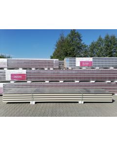Sandwichplatten 100 mm Wand II. Wahl RAL 9007 Paket 813B