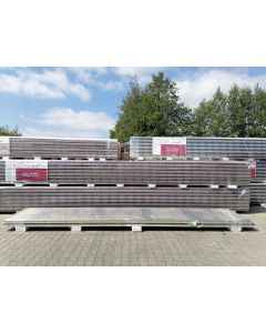Sandwichplatten 80 mm Wand II. Wahl RAL 9007 Paket 821B