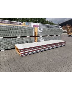 Sandwichplatten 30 mm Dach II. Wahl RAL 8012 Paket 843B