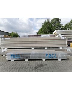 Sandwichplatten 80 mm Wand II. Wahl grau Paket 852B