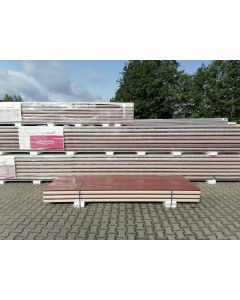 Sandwichplatten 80 mm Wand II. Wahl RAL 8012 Paket 877B
