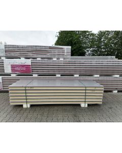 Sandwichplatten 100 mm Wand II. Wahl RAL 9007 Paket 880B