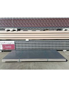 Sandwichplatten 40 mm Wand II. Wahl RAL 7016 Paket 948B