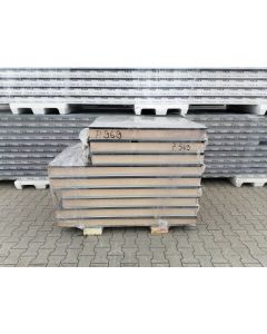 Sandwichplatten 120 mm Wand II. Wahl RAL 7021 Paket 969B