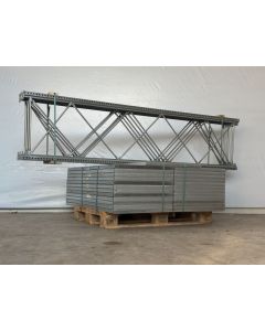 Fachbodenregal Magazinregal, gebraucht | Stow Stowshelf | St&auml;nder: 2.500 x 600 mm | Fachbodenbreite: 1.265 mm | Regall&auml;nge: 6,54 lfm.