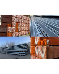 Palettenregalanlage Palettenregal neu & gebraucht / Stow Pal Rack NS / Regalständer: 4.700 mm x 1.500 mm / Lichte Weite: 2.700 mm / Regallänge: Auswählbar