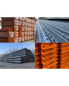 Palettenregalanlage Palettenregal neu & gebraucht / Stow Pal Rack NS / Regalständer: 9.650 mm x 800 mm / Lichte Weite: 2.700 mm / Regallänge: Auswählbar